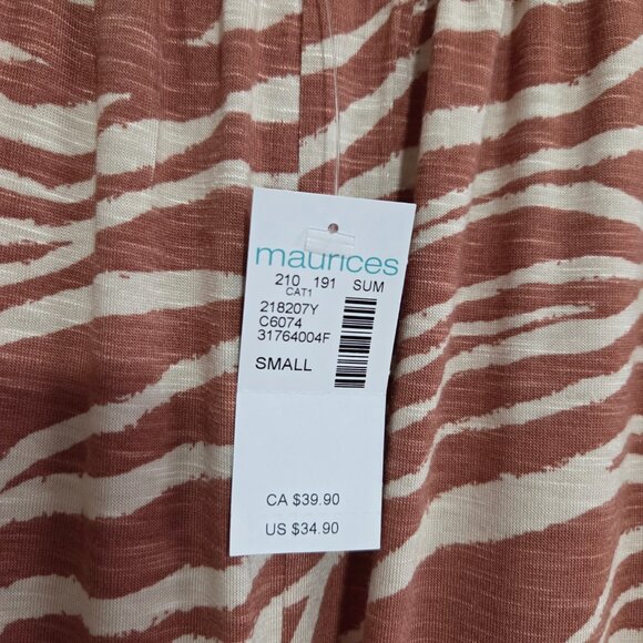 NWT MAURICES TANK JUMPSUIT ANIMAL PATTERN SIZE SMALL - Picture 11 of 14